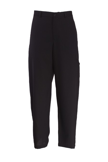 Shop EMPORIO ARMANI  Pantalone: Emporio Armani pantaloni con tasca a lato in lana vergine sostenibile super light ASV.
Il tessuto è costituito dal 100% di lana da allevamenti responsabili.
Finish tecnico.
Vita con passanti.
Chiusura con zip e bottone.
Tasche laterali a filo.
Tasca su gamba con bottone.
Tasche posteriori a toppa.
Composizione: 100% Lana Vergine.
Made in Tunisia.. E31P17 F1233-999